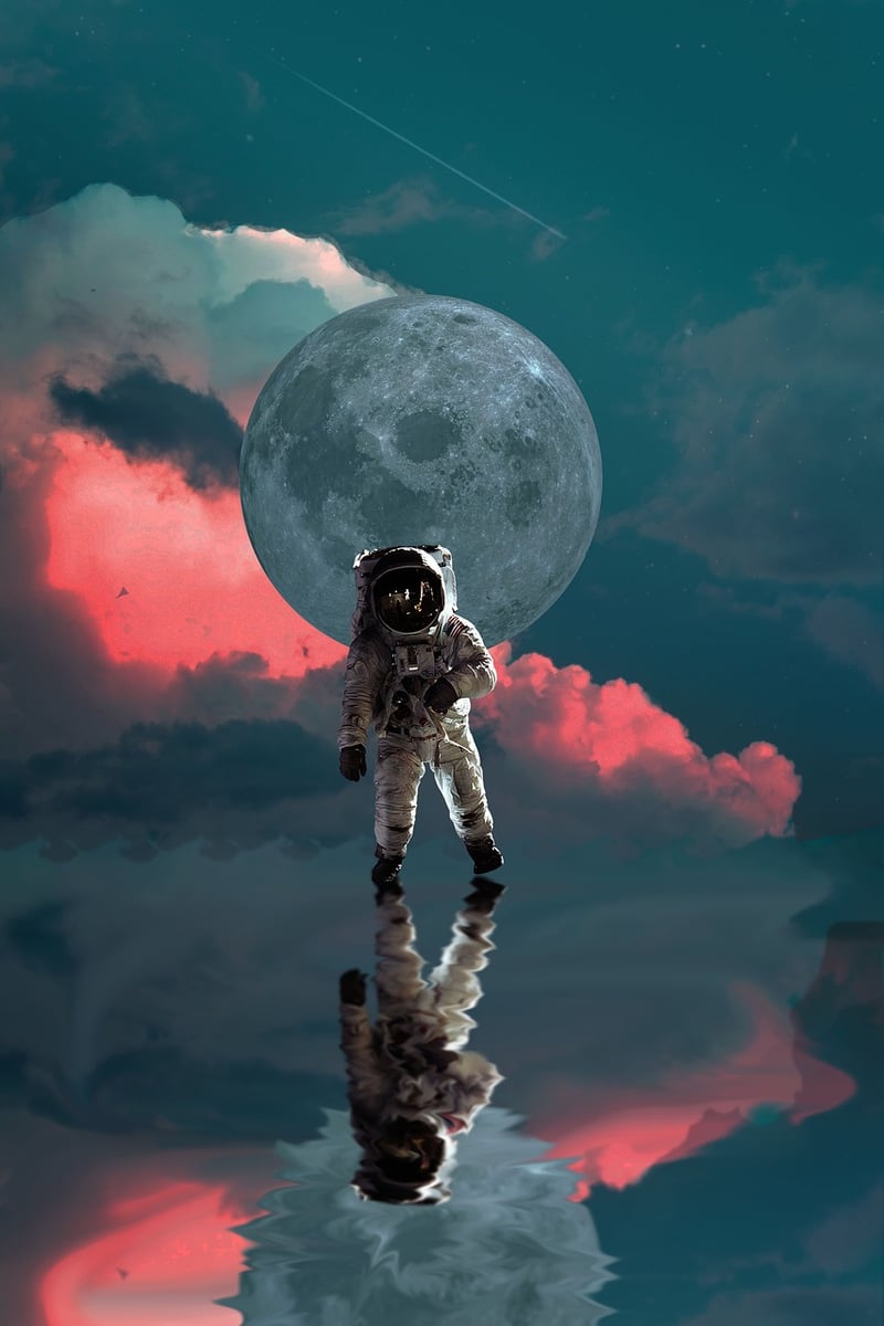Astronaut in space suit